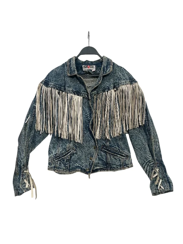Vintage/Denim Jkt/M/Denim/IDG/Havoc Jacket Cotton Fabric Linen Fabric Terry Fabric