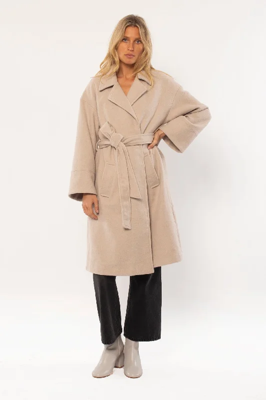 Amuse society Asher woven jacket Belted Jacket Elasticated Jacket Padded Jacket