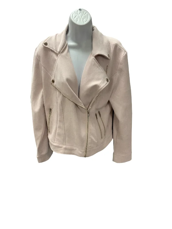 Blue Rain Women's Jacket Pink M Fitted Jacket Loose Jacket Oversized Jacket