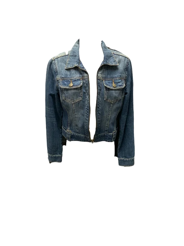Cabi Women's Jean Jacket S Belted Jacket Elasticated Jacket Padded Jacket
