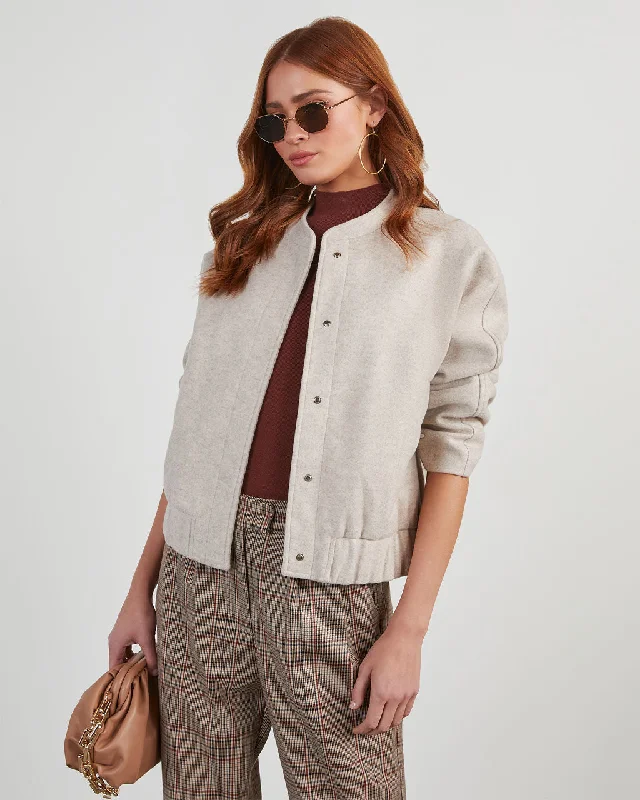 Damon Bomber Jacket Wool Jacket Cashmere Jacket Tweed Jacket