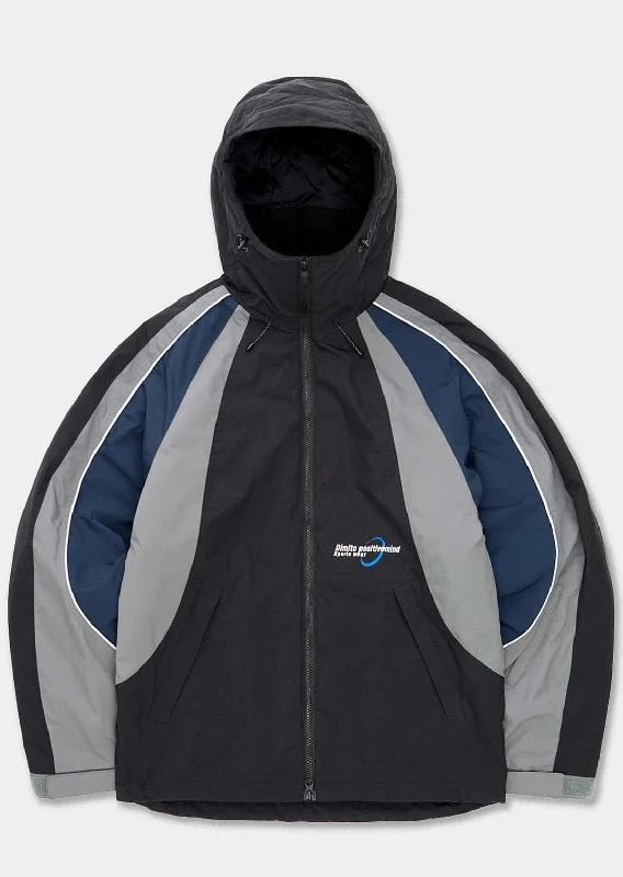 Dimito Unisex Wave Track Windbreaker Jacket Trench Coat Raincoat Waterproof Jacket