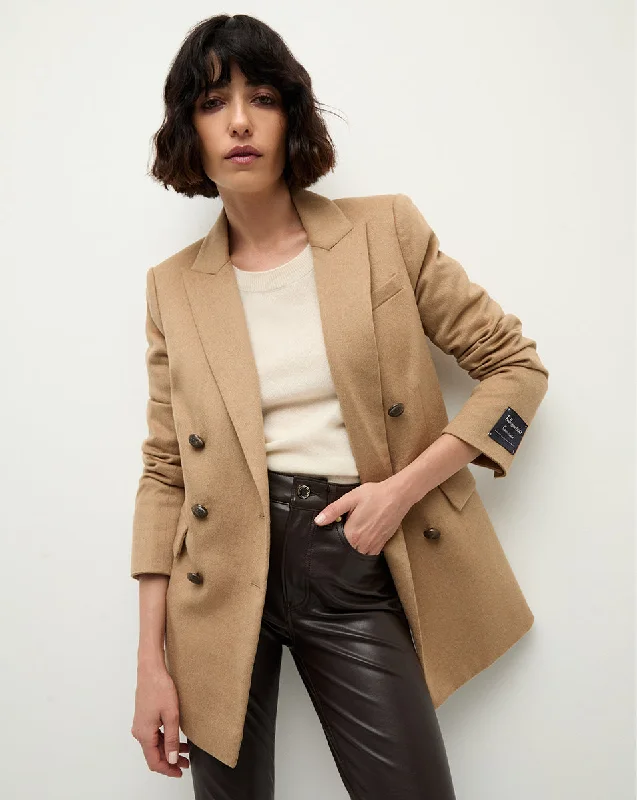 Ellette Italian Camel Hair Dickey Jacket Jersey Jacket Tulle Jacket Batik Jacket