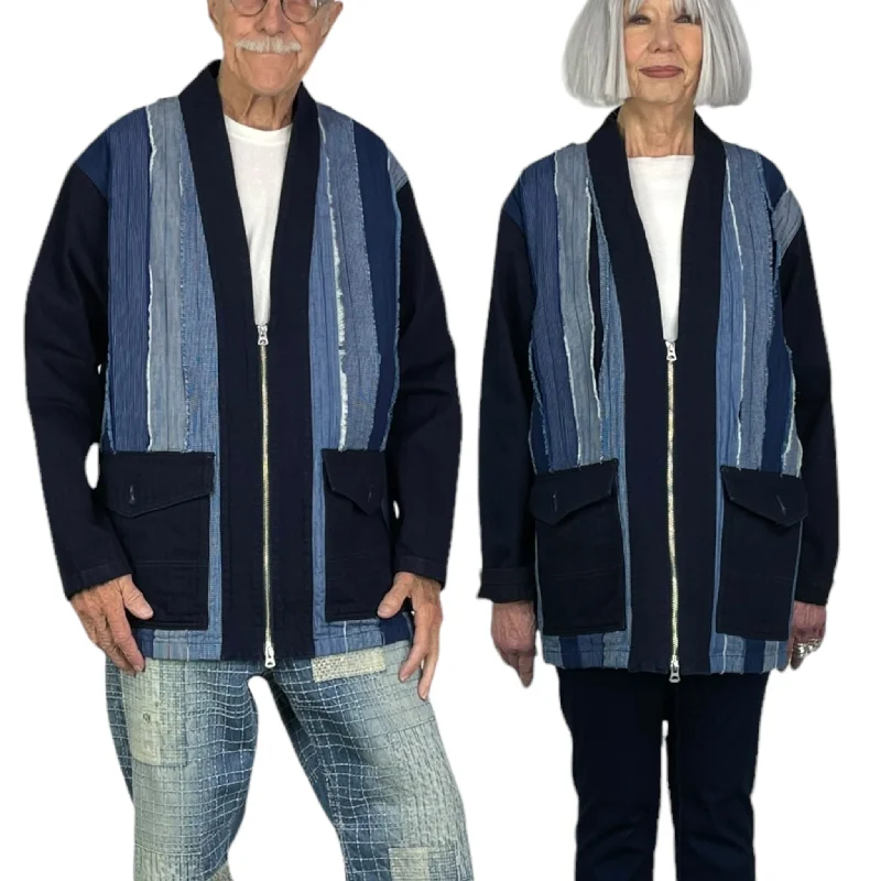 OBI HAORI JACKET Lace Jacket Ribbed Jacket Sequined Jacket