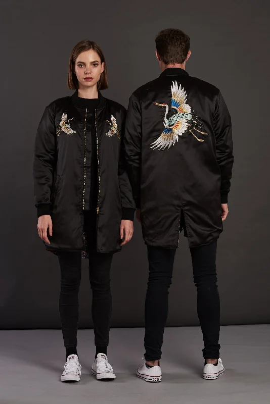 Soot and Ty Longline Crane Sukajan Quilted Bomber Jacket Herringbone Jacket Houndstooth Jacket Plaid Jacket Soot and Ty Longline Crane Sukajan Quilted Bomber Jacket Herringbone Jacket Houndstooth Jacket Plaid Jacket