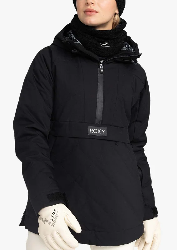 Roxy Women's Radiant Lines Overhead Jacket Satin Jacket Silk Jacket Chiffon Jacket