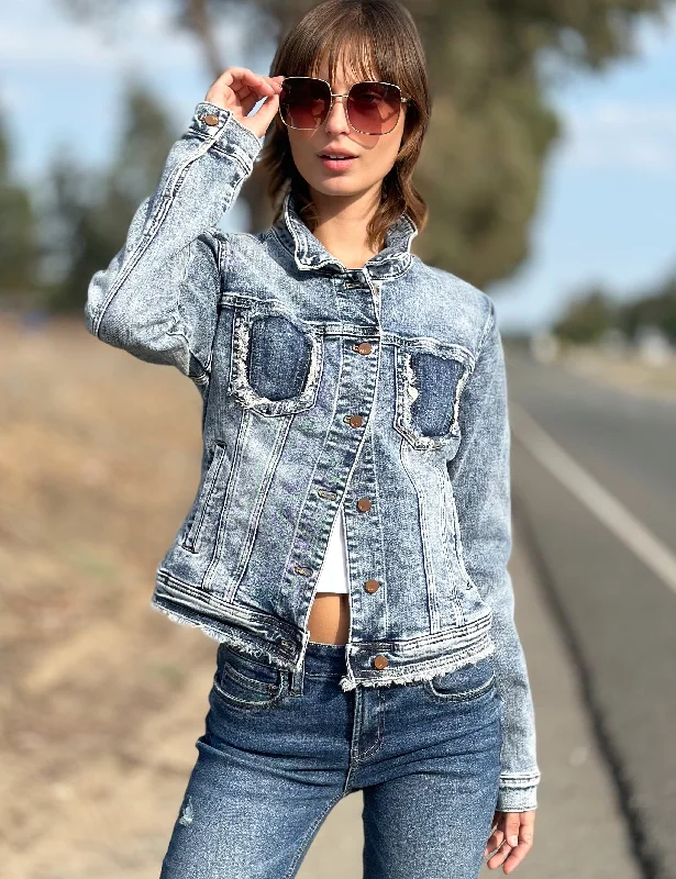 Sammy Denim Jacket Anorak Shell Jacket Lightweight Jacket