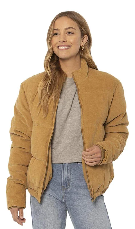 Sisstrevolution Bells Jacket - tan Fleece Fabric Down Fabric Feather Fabric