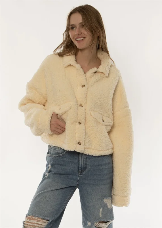Sisstrevolution Bungalow Sherpa Jacket Cotton Jacket Linen Jacket Terry Jacket