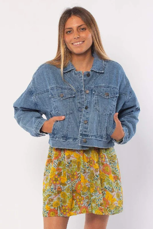 Sisstr Coronado Denim Jacket - FDI Fitted Jacket Loose Jacket Oversized Jacket