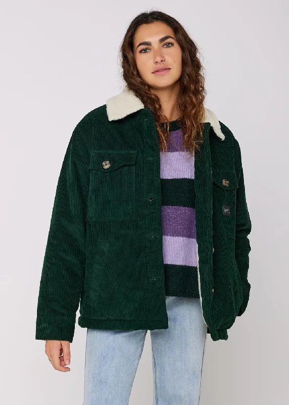 Sisstrevolution Loewy Oversized Jacket - North green Welt Pockets Slit Pockets Flap Pockets Sisstrevolution Loewy Oversized Jacket - North green Welt Pockets Slit Pockets Flap Pockets