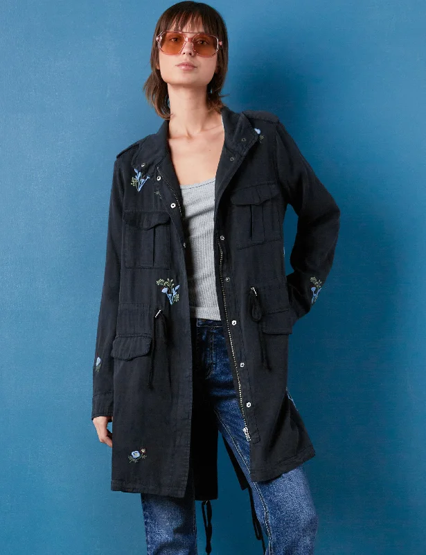 Soft Utility Jacket Trench Coat Raincoat Waterproof Jacket