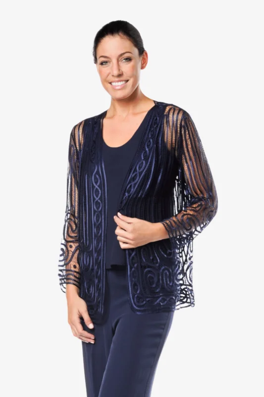 Soulmates C812 Silk Lace Jacket Wool Fabric Cashmere Fabric Tweed Fabric