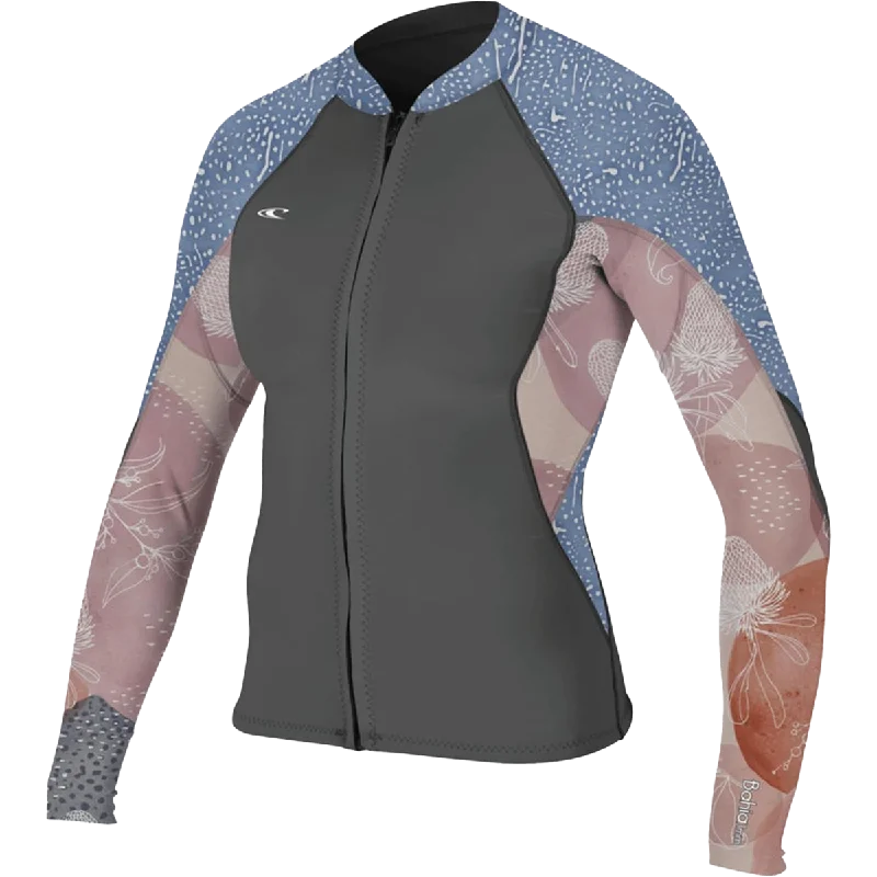 Women's Bahia Full Zip Jacket Hoodie Zip-Up Jacket Button-Up Jacket