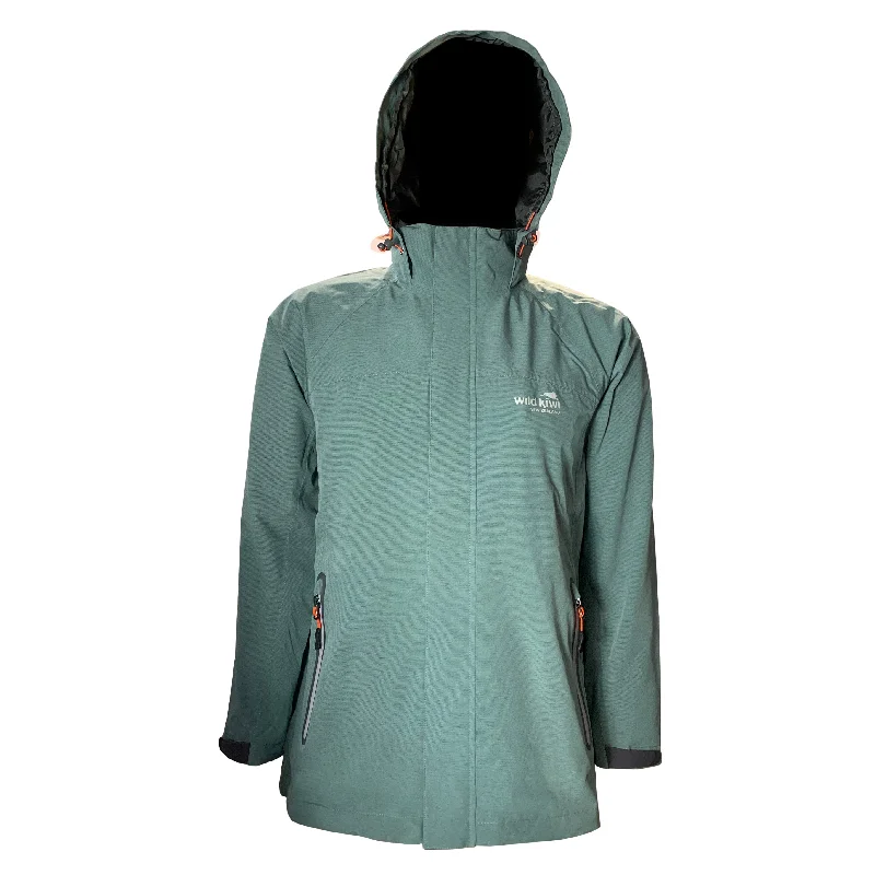 Womens Storm Jacket - Wild Kiwi Hoodie Zip-Up Jacket Button-Up Jacket