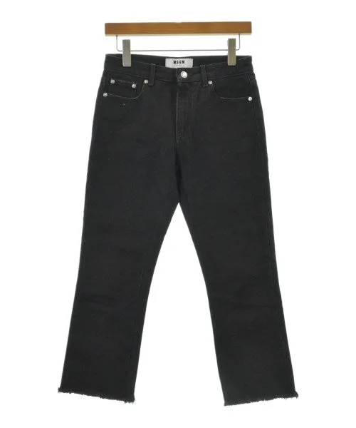 MSGM Jeans Fashionable Frayed Hem Denim