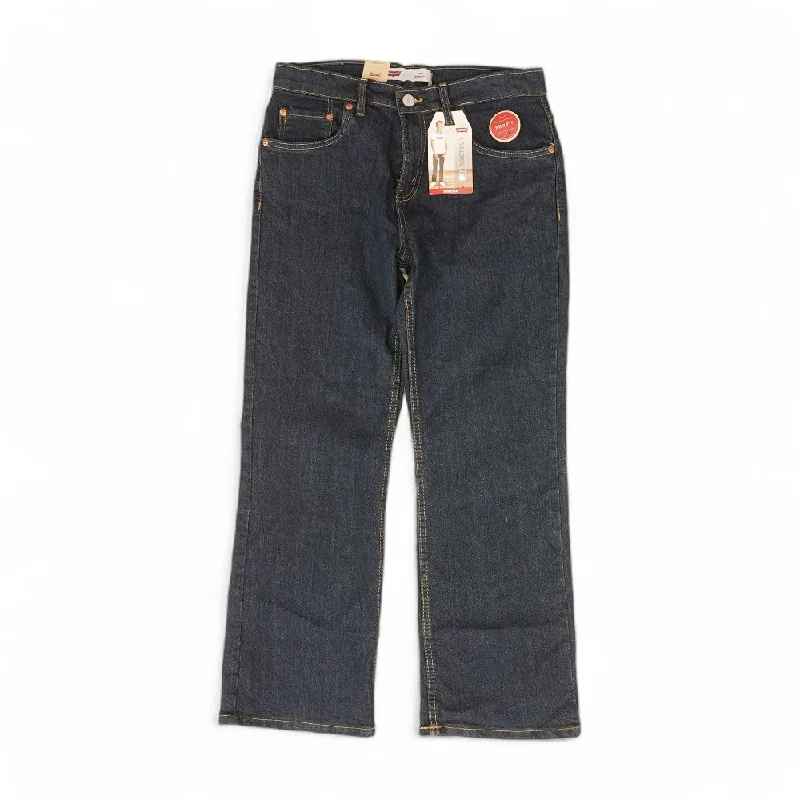517 Solid Bootcut Jeans Trendy Skinny Fit Jeans