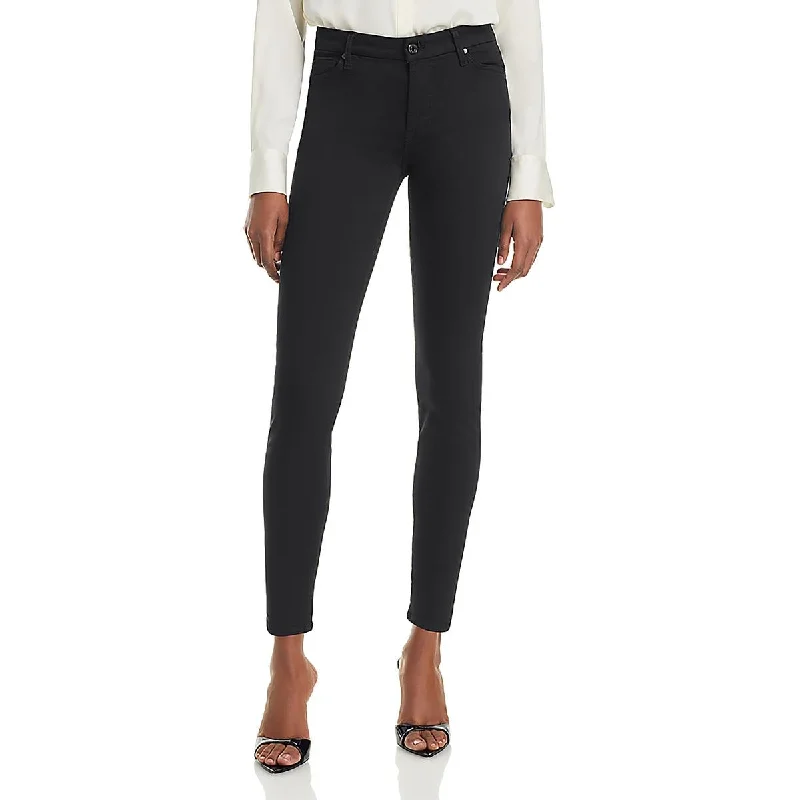 7 For All Mankind Womens High Rise Ankle Skinny Jeans Stylish Tapered Fit Jeans