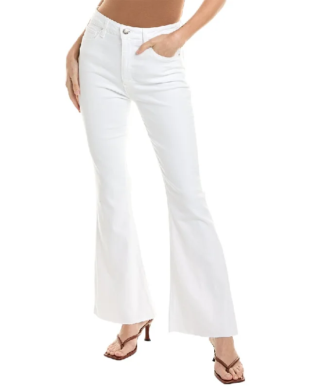 Hudson Jeans Holly Spring White High-Rise Flare Bootcut Jean Trendy Layered Pocket Jeans Hudson Jeans Holly Spring White High-Rise Flare Bootcut Jean Trendy Layered Pocket Jeans