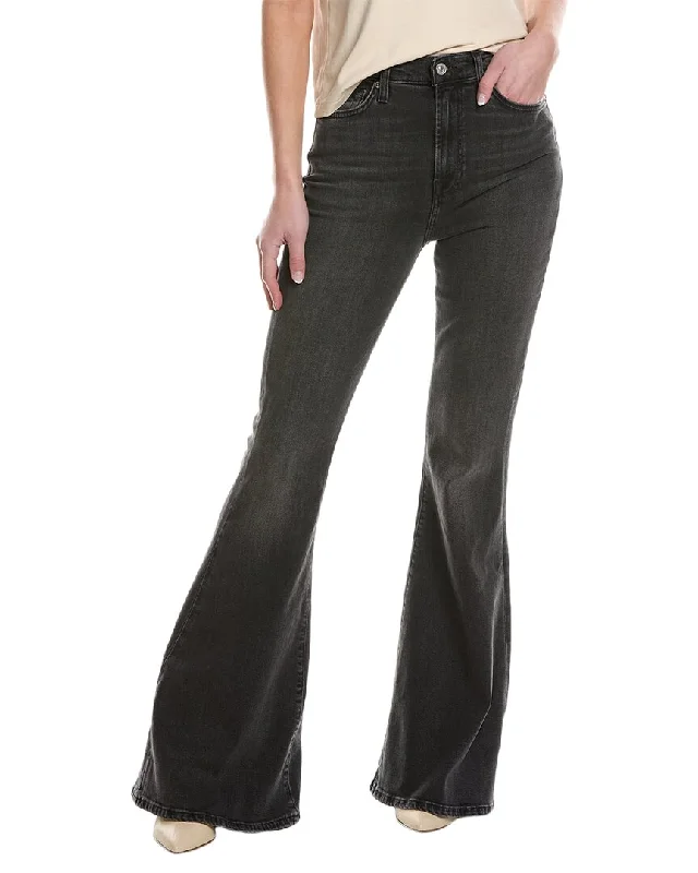 7 For All Mankind Black Megaflare Jean Trendy Plus Size Jeans