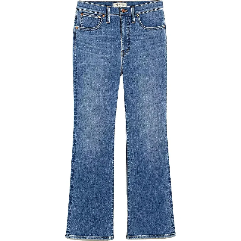 Womens Tencel Cali Demi Bootcut Jeans Fashionable Raw Hem Bootcut Jeans