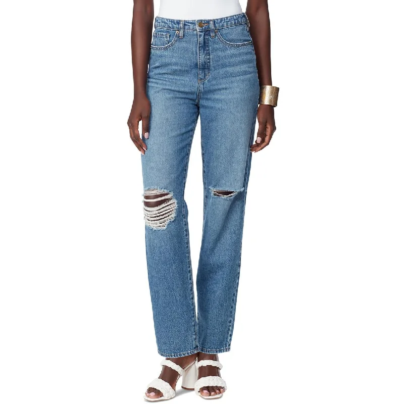 Yaro Womens High-Rise 90s Pinched Waist Straight Leg Jeans Elegant Dark-Wash Bootcut Jeans Yaro Womens High-Rise 90s Pinched Waist Straight Leg Jeans Elegant Dark-Wash Bootcut Jeans