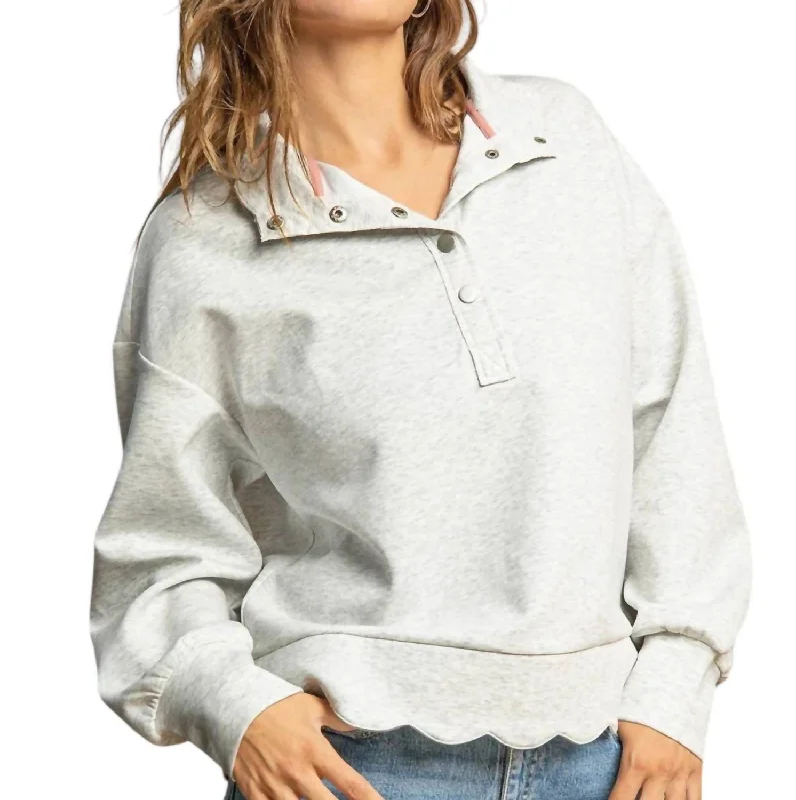 Foxy Lady Pull Over Sweater In White Rayon Fabric Velvet Fabric Corduroy Fabric