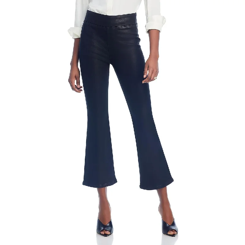 FRAME Womens Jet Set Mid Rise Crop Bootcut Jeans Elegant Skinny Leg Jeans