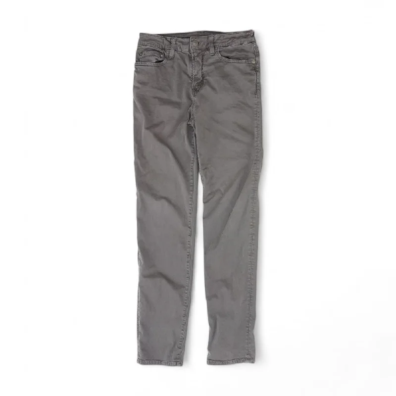 Gray Solid Jeans Trendy Layered Pocket Jeans