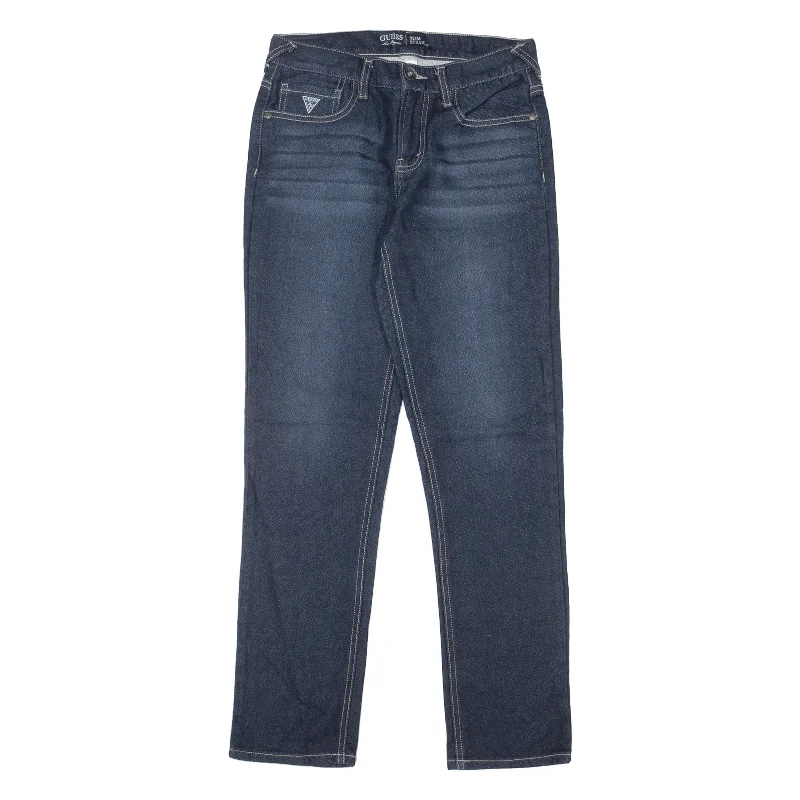 GUESS Jeans Blue Denim Slim Straight Stone Wash Womens W28 L29 Casual Distressed Skinny Jeans GUESS Jeans Blue Denim Slim Straight Stone Wash Womens W28 L29 Casual Distressed Skinny Jeans