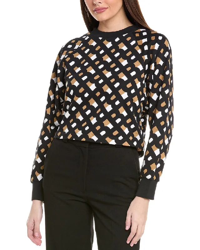 Hugo Boss Emeas Sweater Beaded Sweater Sequined Faux Fur
