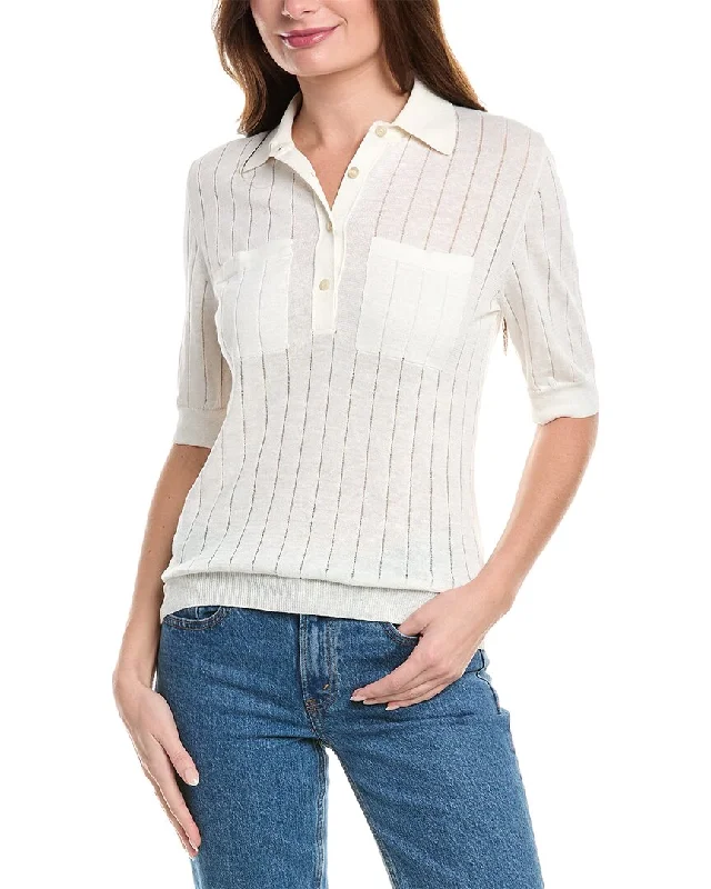 Hugo Boss Flicity Linen-Blend Sweater Nylon Fabric Polyester Fabric Spandex Fabric