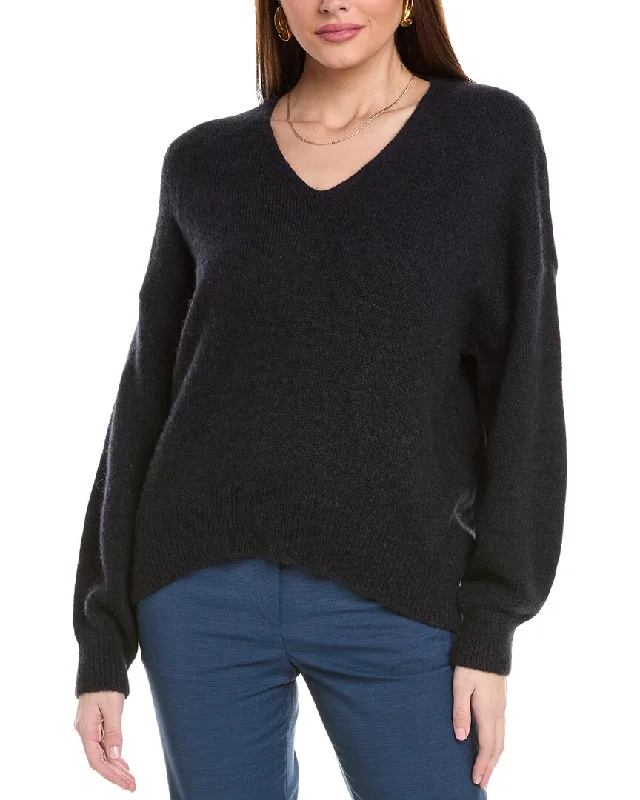Hugo Boss Fondianan Alpaca & Wool-Blend Sweater Spandex Rayon Corduroy