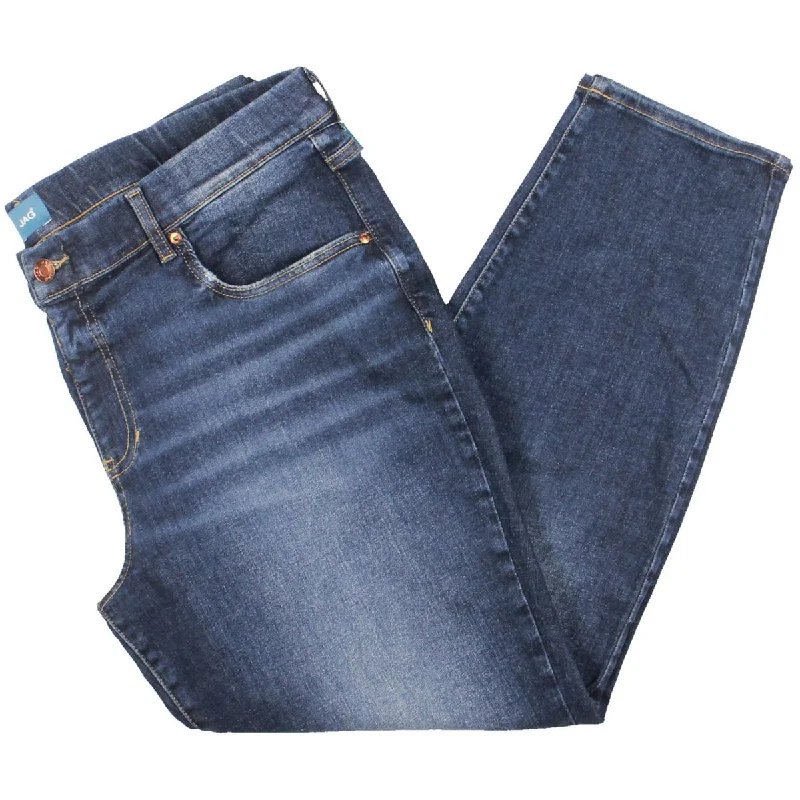 Jag Jeans Womens Plus High Rise Stretch Skinny Jeans Comfortable Distressed Straight-Leg Jeans Jag Jeans Womens Plus High Rise Stretch Skinny Jeans Comfortable Distressed Straight-Leg Jeans