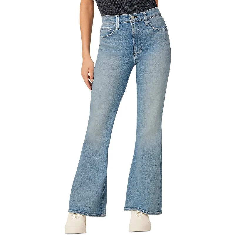Joe's Womens Molly Mid Rise Light Wash Flared Jeans Comfortable Faded High-Rise Jeans Joe's Womens Molly Mid Rise Light Wash Flared Jeans Comfortable Faded High-Rise Jeans