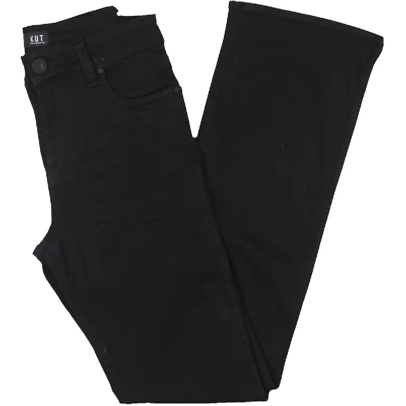Kut From The Kloth Womens Natalie High Rise Fab Ab Bootcut Jeans Comfortable Dark Wash Jeans