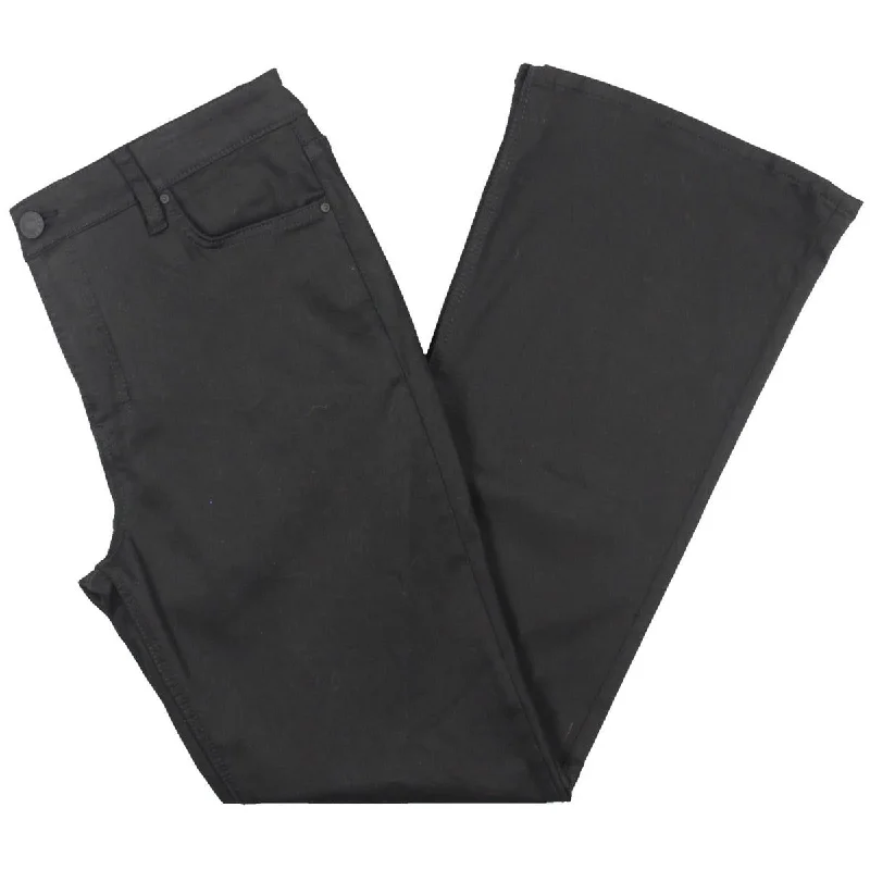 Kut From The Kloth Womens Stella High Rise 5-Pocket Flared Jeans Cozy Tencel Blend Denim Jeans Kut From The Kloth Womens Stella High Rise 5-Pocket Flared Jeans Cozy Tencel Blend Denim Jeans