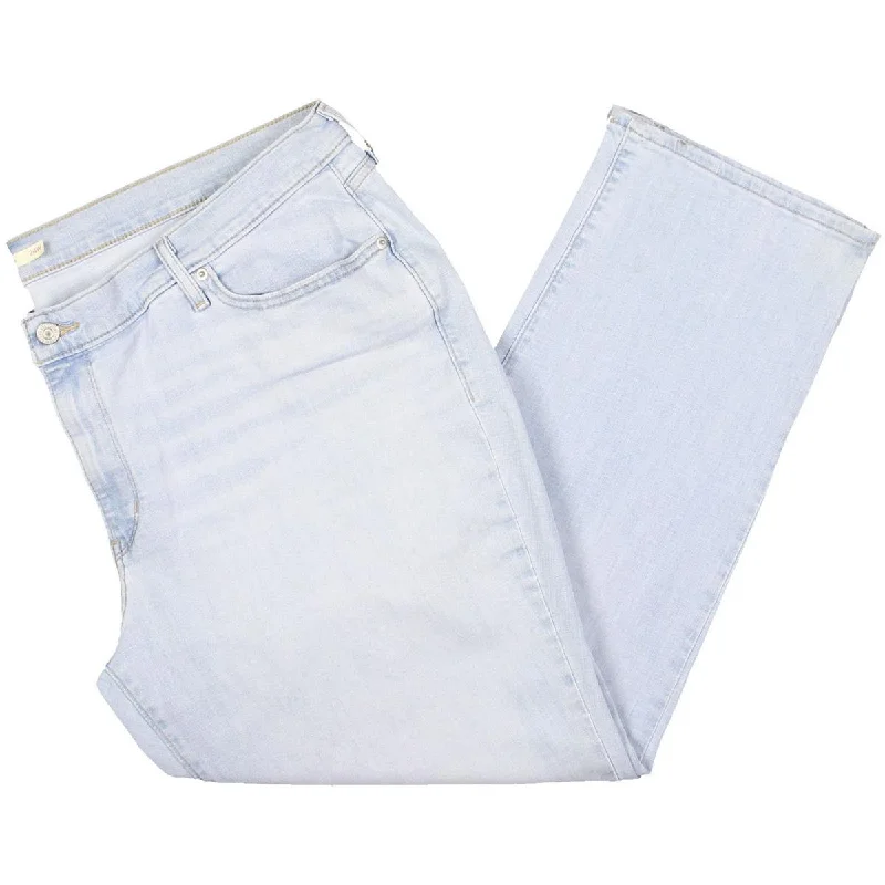 Levi Strauss & Co. Womens Plus Mid-Rise Relaxed Fit Straight Leg Jeans Casual Loose Fit Jeans Levi Strauss & Co. Womens Plus Mid-Rise Relaxed Fit Straight Leg Jeans Casual Loose Fit Jeans