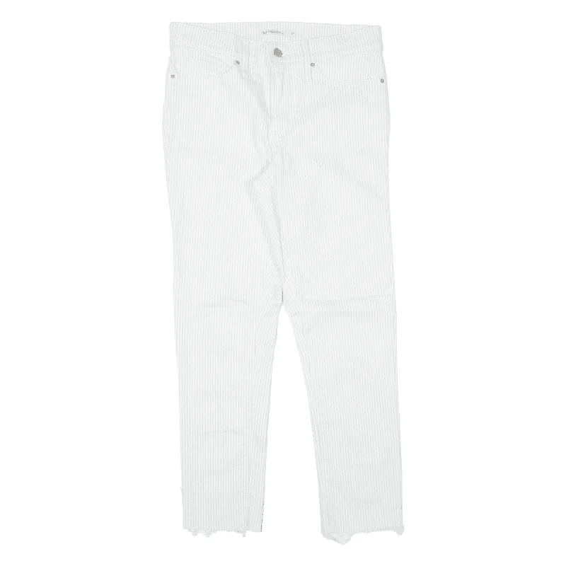 LEVI'S 311 Shaping Pinstripe Jeans White Denim Slim Skinny Womens W27 L26 Elegant Wide-Leg Jeans LEVI'S 311 Shaping Pinstripe Jeans White Denim Slim Skinny Womens W27 L26 Elegant Wide-Leg Jeans