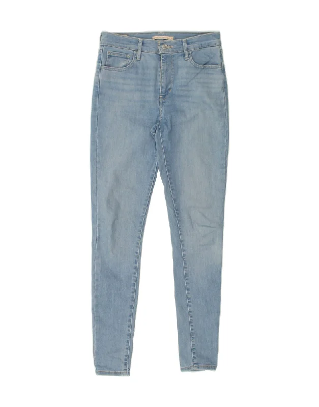 LEVI'S Womens 720 High Rise Skinny Jeans W28 L30  Blue Fashionable White Denim Jeans