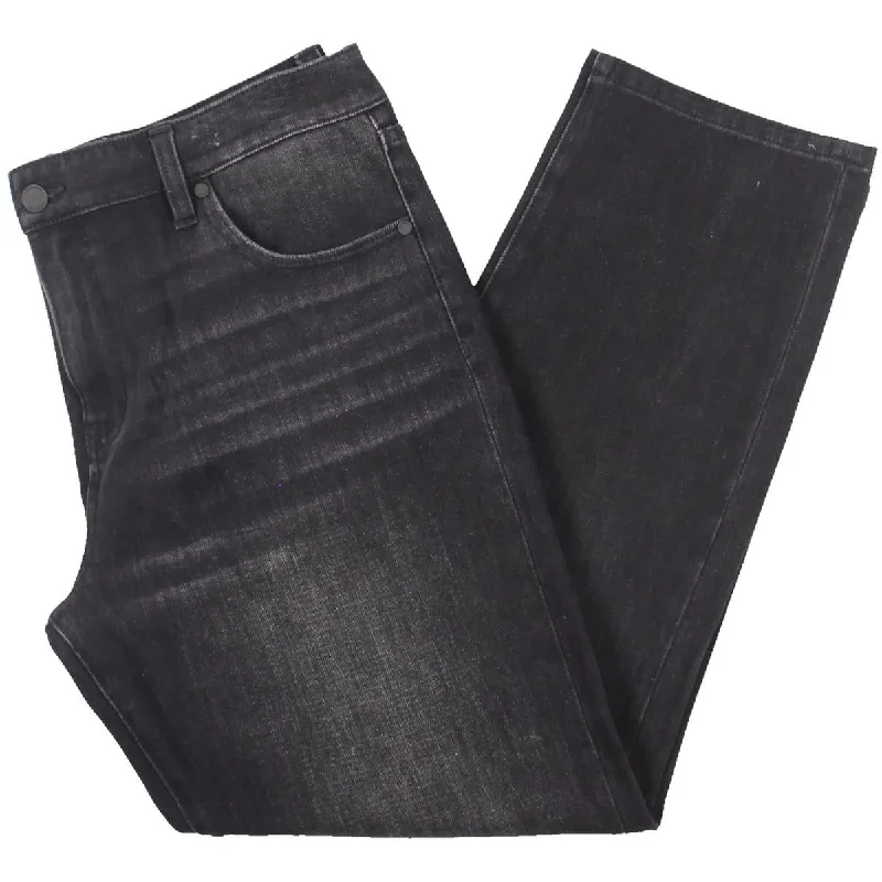 Liverpool Los Angeles Womens High Rise Cropped Wide Leg Jeans Casual Straight-Leg Jeans