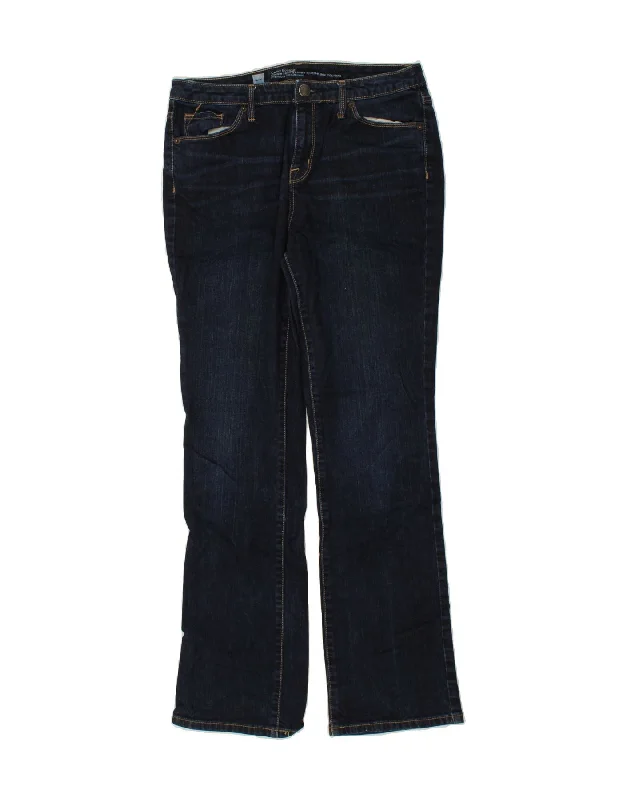 MOSSIMO Womens Curvy Bootcut Jeans US 8 Medium W30 L30 Navy Blue Cotton Cozy Wide-Legged Jeans MOSSIMO Womens Curvy Bootcut Jeans US 8 Medium W30 L30 Navy Blue Cotton Cozy Wide-Legged Jeans