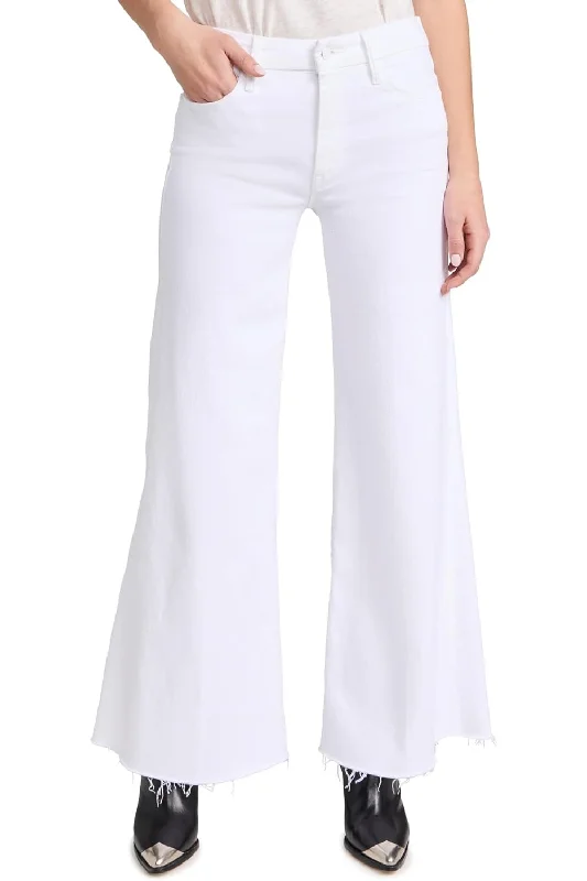 MOTHER Women's The Roller Fray Jeans, Fairest of The Them All Stylish High-Waisted Denim MOTHER Women's The Roller Fray Jeans, Fairest of The Them All Stylish High-Waisted Denim