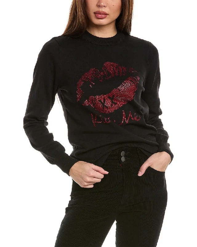 Nanette Nanette Lepore Sweater Elasticated Padded Insulated