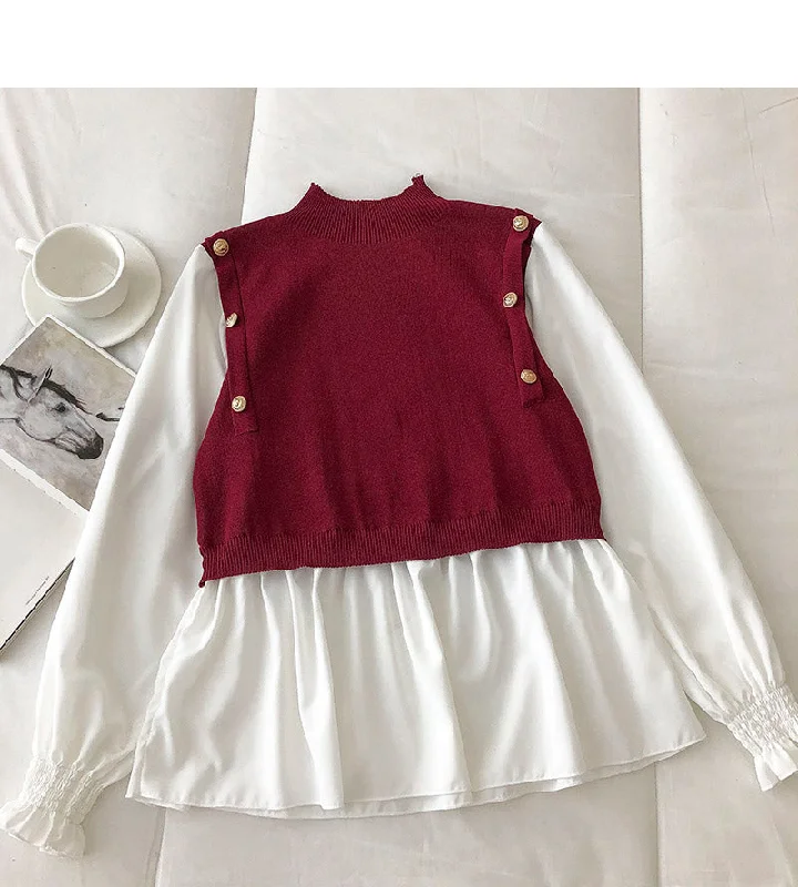 New Korean round neck retro thin wool sweater for women 6471 Sweater Knitwear Pullover New Korean round neck retro thin wool sweater for women 6471 Sweater Knitwear Pullover