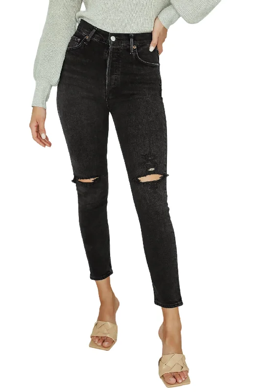 Nico High Rise Slim Fit Jean In Cassette Stylish Acid-Wash Jeans