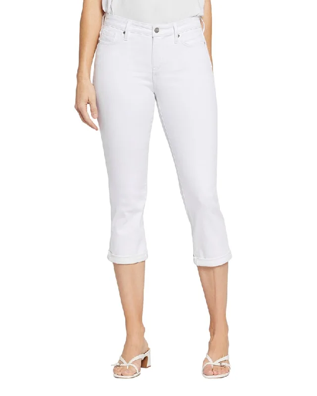 NYDJ Chloe Optic White Chloe Jean Stylish High-Rise Mom Jeans
