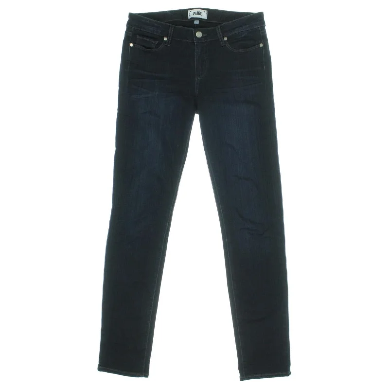 Paige Womens Mona Denim Low-Rise Skinny Jeans Stylish Relaxed Fit Skinny Jeans