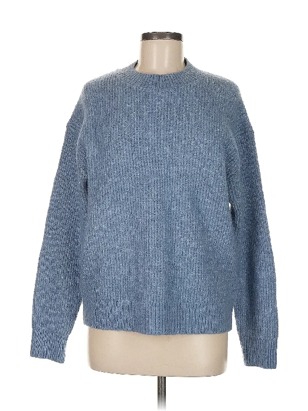 Pullover Sweater Ribbed Striped Patterned