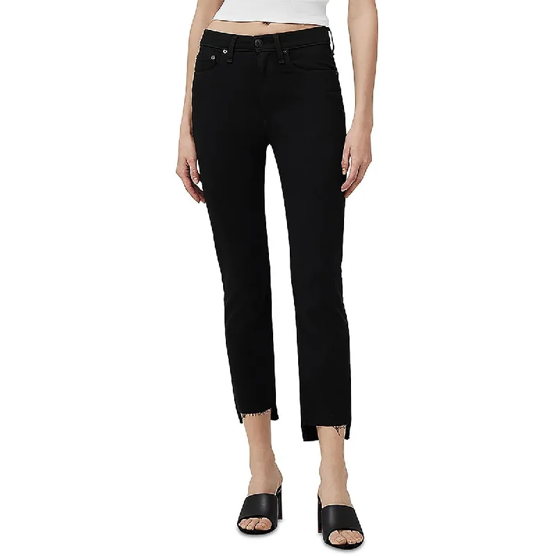 Rag & Bone Womens Wren High Rise Slim Straight Leg Jeans Cozy Tencel Blend Denim Jeans Rag & Bone Womens Wren High Rise Slim Straight Leg Jeans Cozy Tencel Blend Denim Jeans